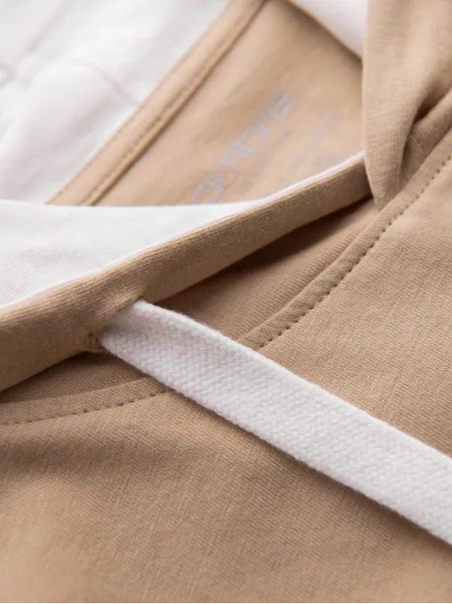 Edinstvena bež majica s kapuco V5 TSCT-0256