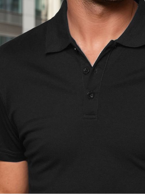 Modna črna polo majica