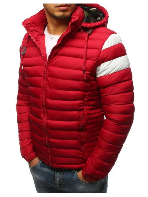 Senzacionalna zimska jakna v rdeči barvi