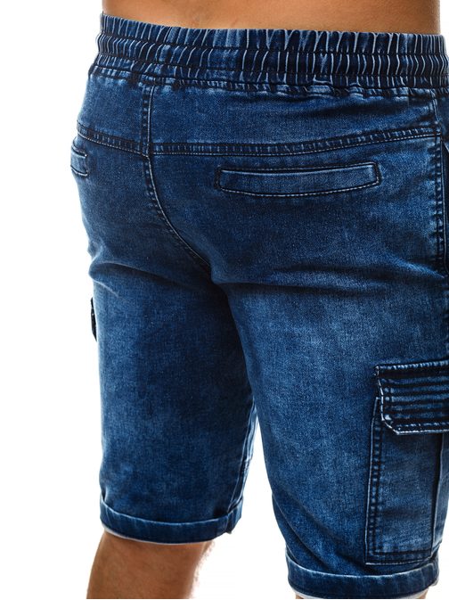 Modne moške kratke hlače modre OZONEE RF/HY346