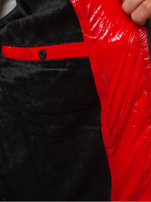 Zanimiva jakna v rdeči barvi N/6463