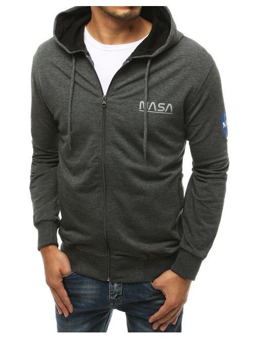 Stilski pulover v antracit barvi NASA