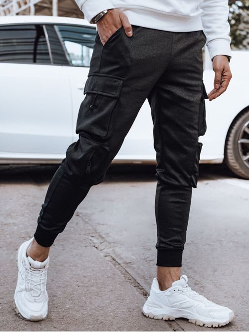 Edinstvene črne jogger hlače z žepi