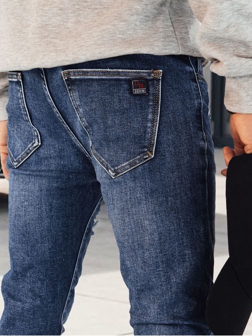 Brezčasne modre moška kavbojke