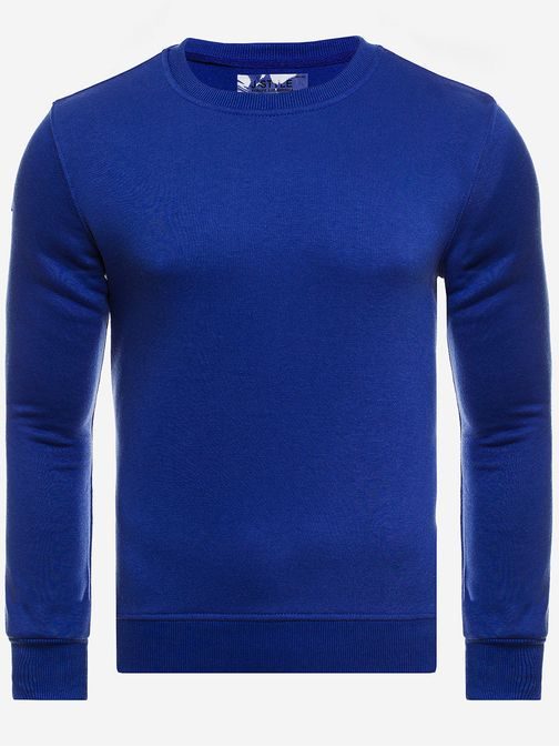 Klasičen pulover v kobalt odtenku modre barve JS/2001-10