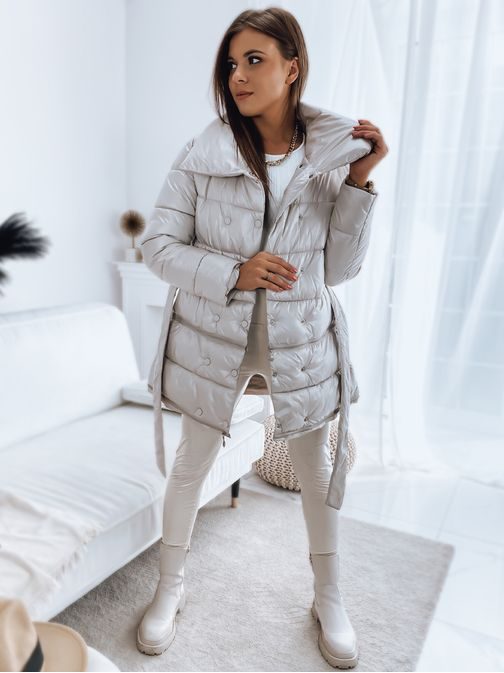 Čudovita ženska bež bunda London Premium