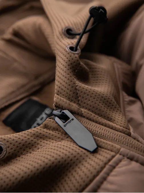 Moderna rjava moška prehodna jakna V2 JANP-160