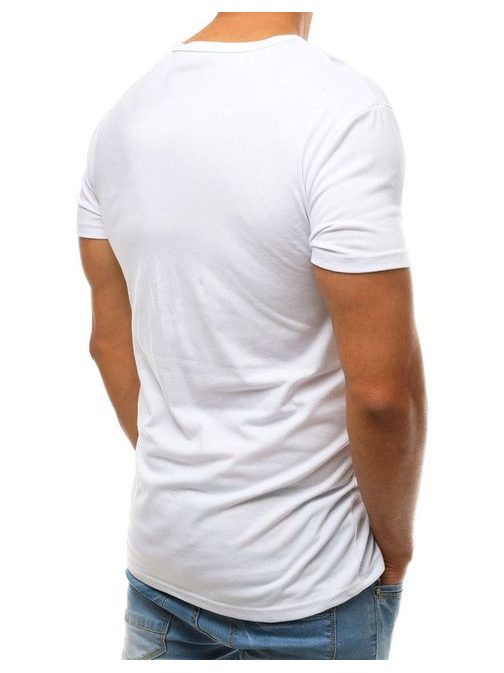Udobna majica v beli barvi