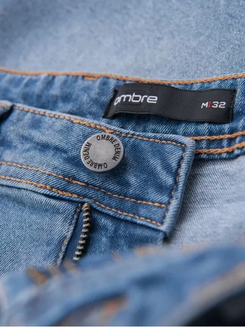 Klasične svetlo modre kratke hlače iz džinsa V2 SRDS-0171