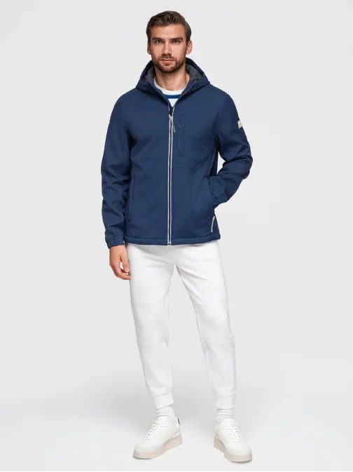 Moška modra softshell jakna V5 JANP-0292