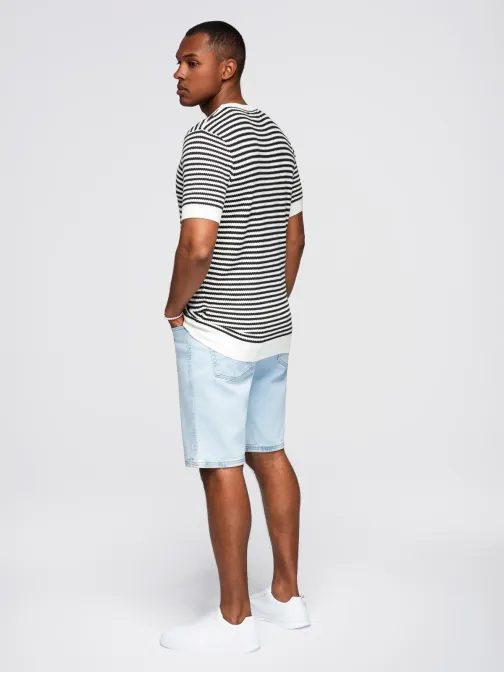 Črno-bela majica V1 TSCT-0255