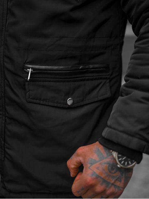 Edinstvena zimska moška bunda črna O/88853