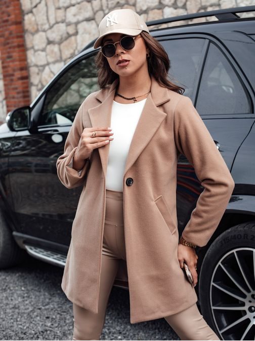 Lep kamelji plašč za ženske Lugi