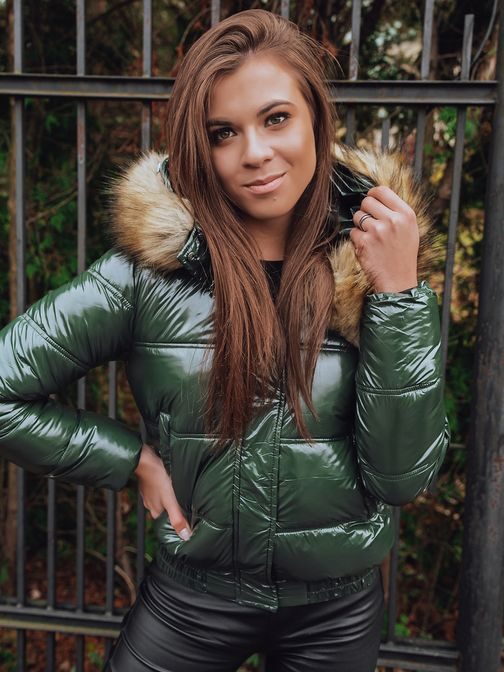 Ženska bunda Fellisa v zeleni barvi