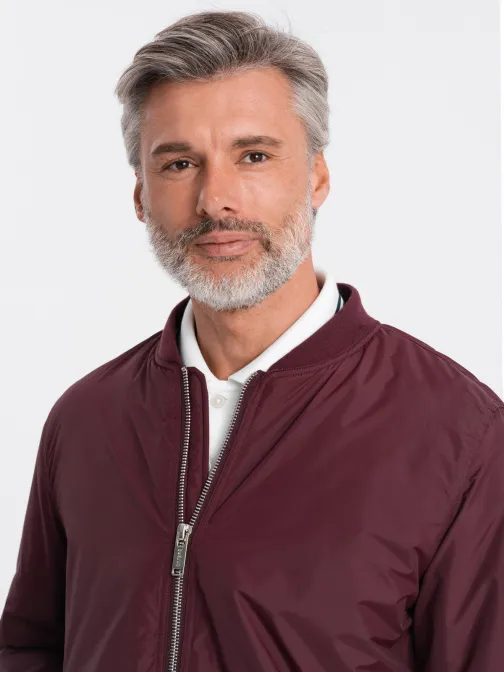 Prehodna temno rdeča jakna C538