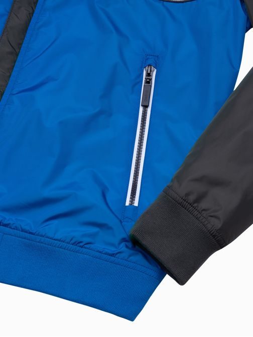 Udobna prehodna jakna v modri barvi C447