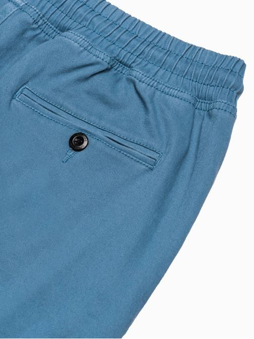 Stilske moške modre jogger hlače P885