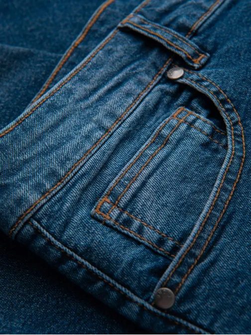 Privlačne temno modre moške kavbojke V2 PADP-0253