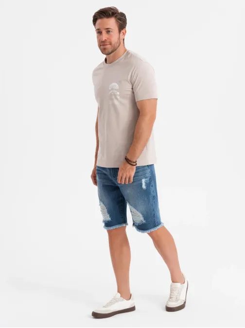 Privlačne modre kratke hlače iz džinsa V3 SRDS-0157