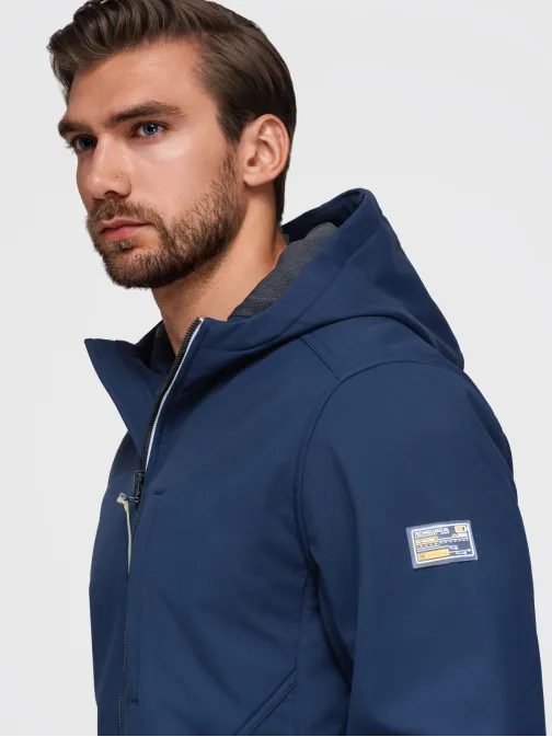Moška modra softshell jakna V5 JANP-0292