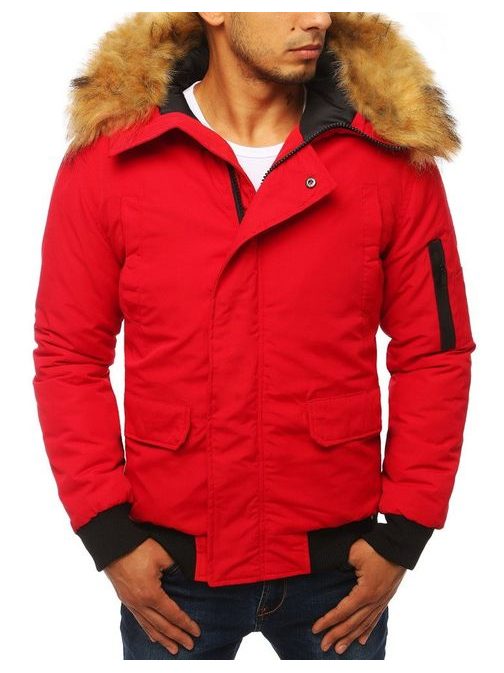 Trendovska moška rdeča jakna