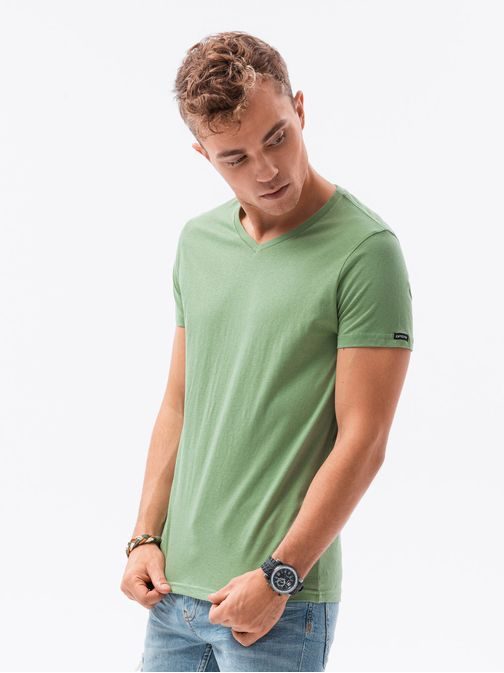 Preprosta zelena majica S1369