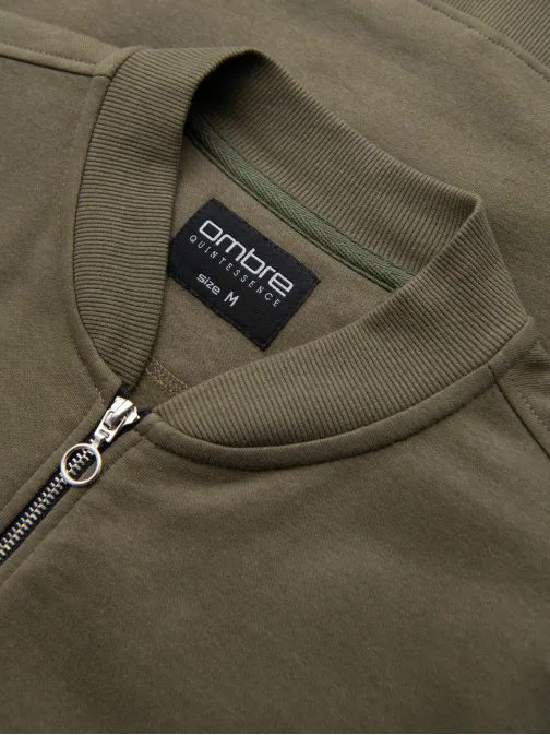 Zanimiva kaki bomber jakna V1 SSZP-0215