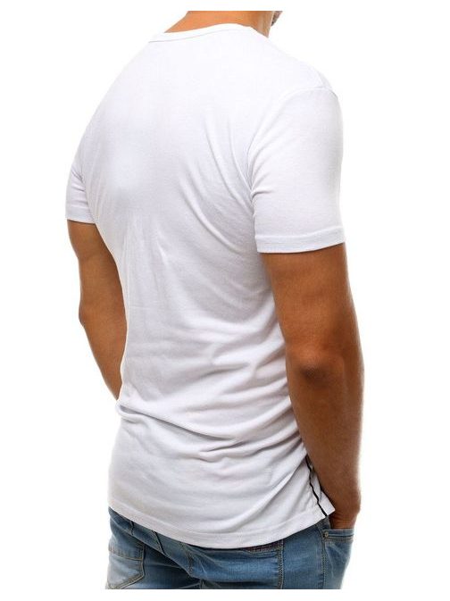 Stilska majica v beli barvi
