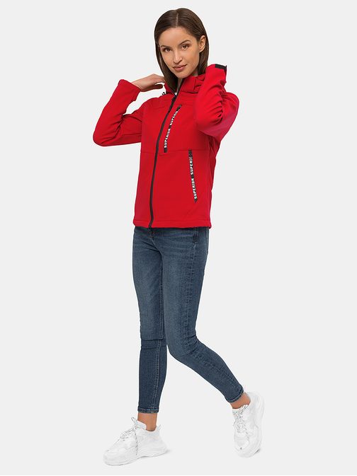 Originalna ženska softshell jakna v rdeči barvi JS/HD180/5