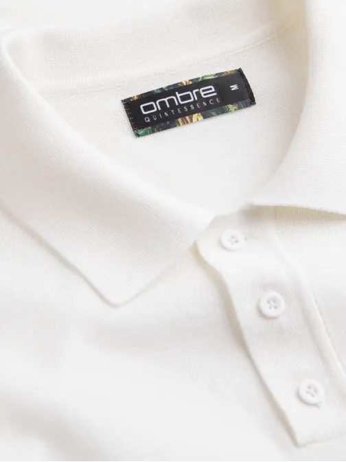 Trendovska krem ​​polo majica V3 POSS-0118