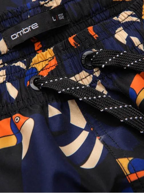 Črno modre kopalke tukan V1 SRBS-0140