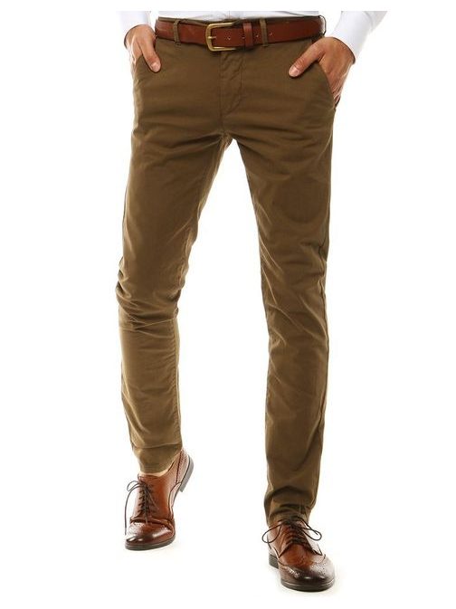 Elegantne camel chinos hlače