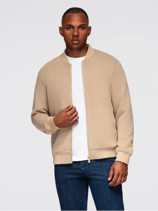 Bež bomber jakna za moške V2 OM-JANP-0159