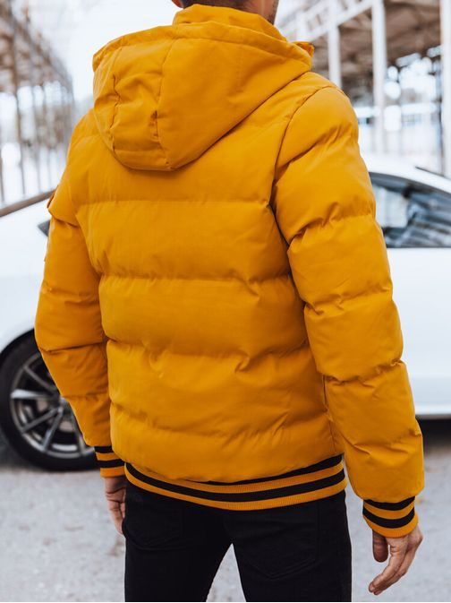 Trendovska zimska jakna v rumeni barvi - Pravimoski.si