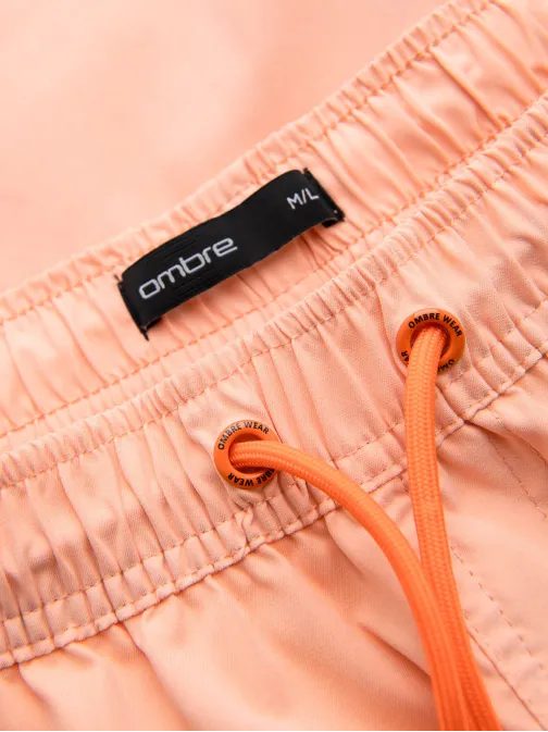 Moške kopalke v pastelno oranžni barvi V3 SRSS-0216