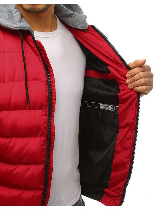 Originalna rdeča prešita jakna