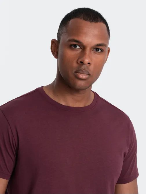 Bordo bombažna majica V10 TSBS-0146