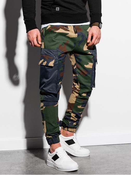 Stilske army zelene jogger hlače P998