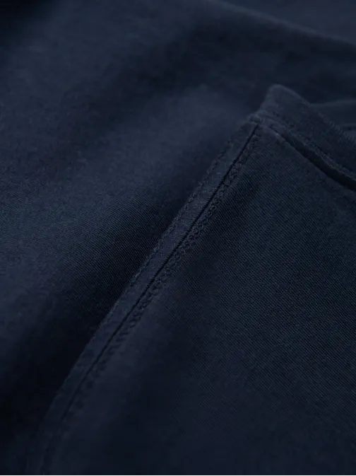 Temno modra bombažna majica V2 TSBS-0146