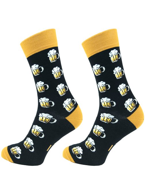 Pisane moške nogavice Pivko