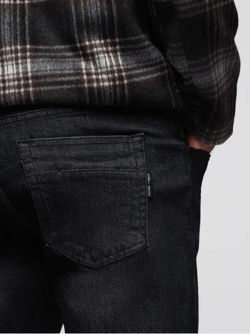 Edinstvene črne moške kavbojke V2 PADP-0241