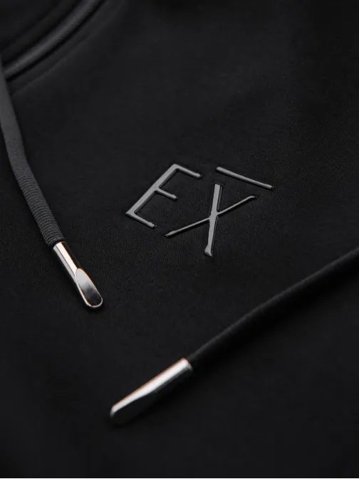 Bombažna črna jopa za moške V1 SZBC-0196