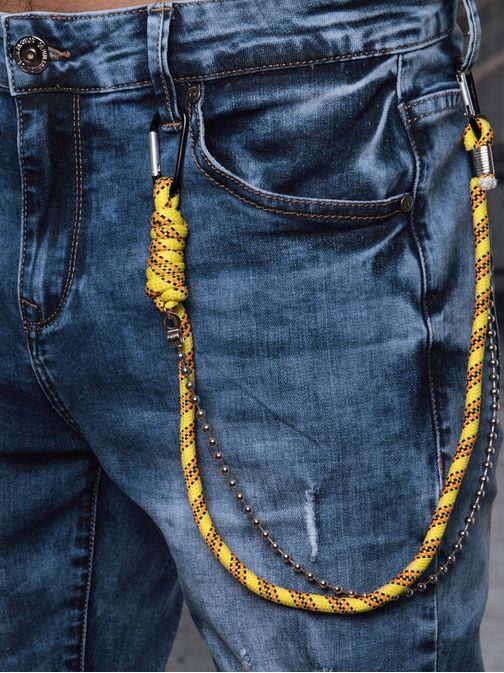 Trendovske nebeško modre kavbojke