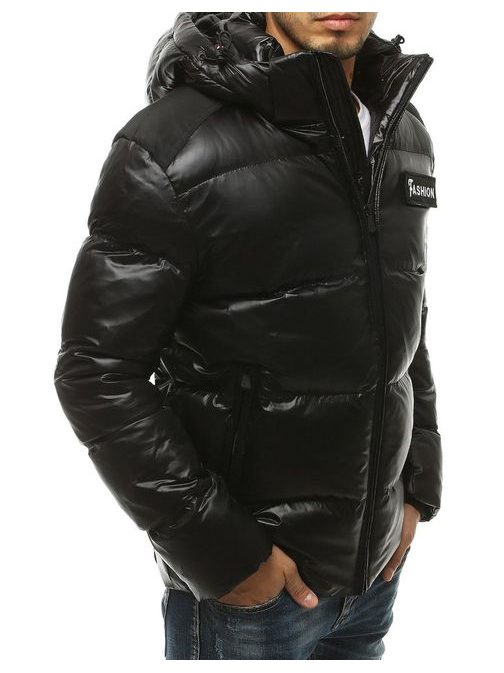 Stilska jakna v črni barvi Fashion