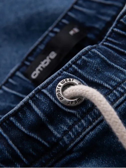 Moške modre kratke hlače iz džinsa V2 SRDS-0192