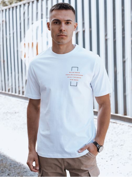 Atraktivna moška bela majica