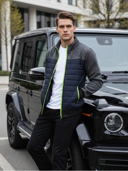 Zanimiva granat prehodna jakna