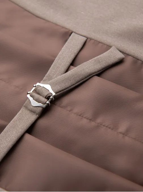 Moški modni bež telovnik V1 BLZV-0142