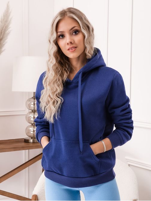 Ženski pulover v temno modri barvi TLR002
