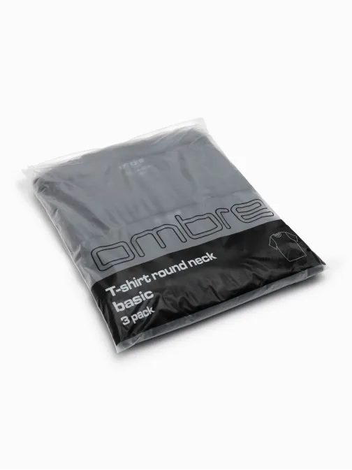 Trije paketi črnih majic V9 TSBS-0268